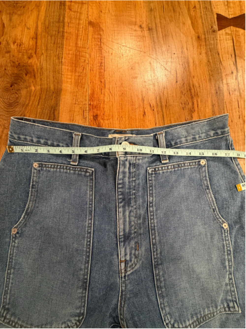Madewell Balloon Jeans High Rise Wide Leg Utility Pocket Ankle Denim Pants Size - Picture 7 of 10